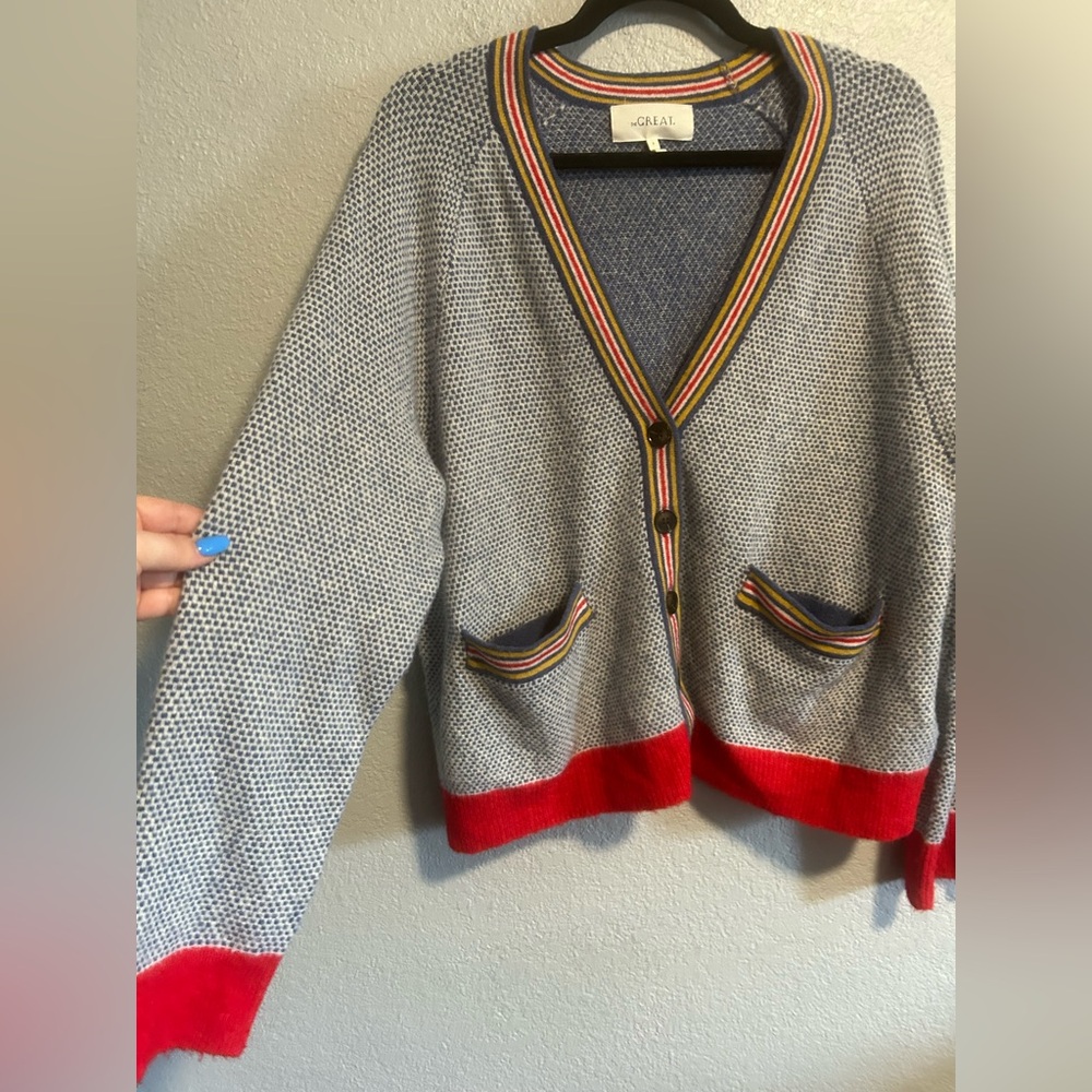 The GREAT. Varsity cardigan sweater - Picture 8 of 12